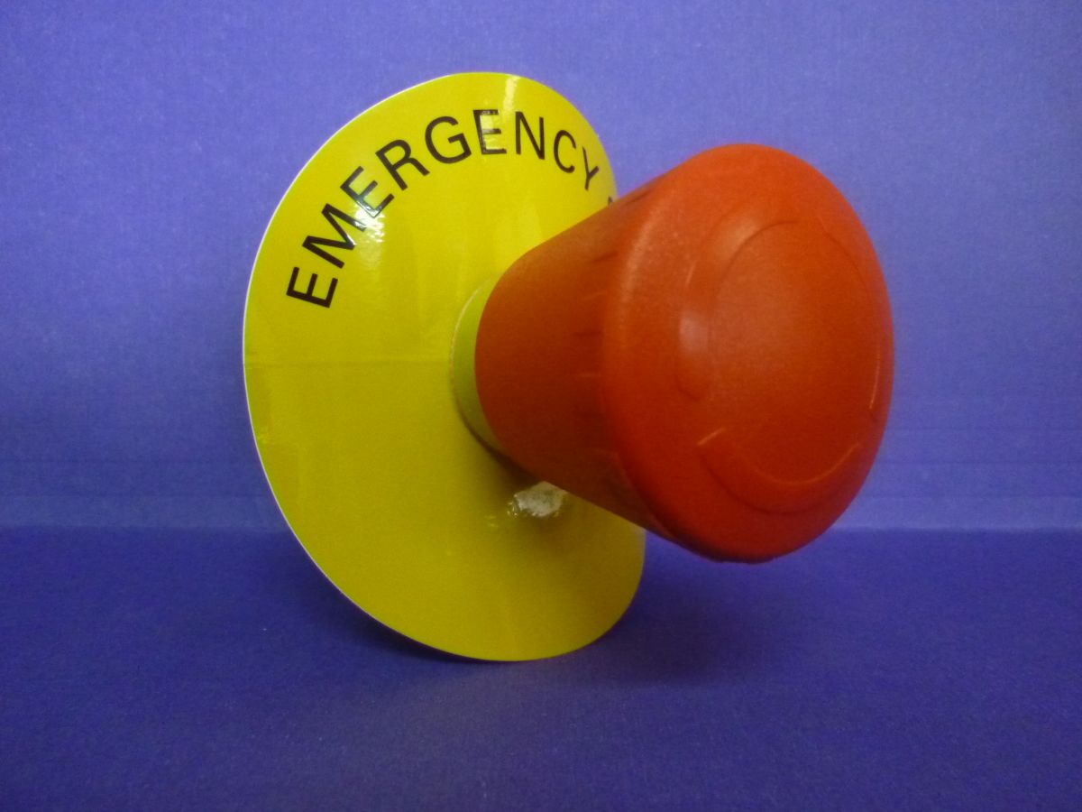 Botón paro de emergencia